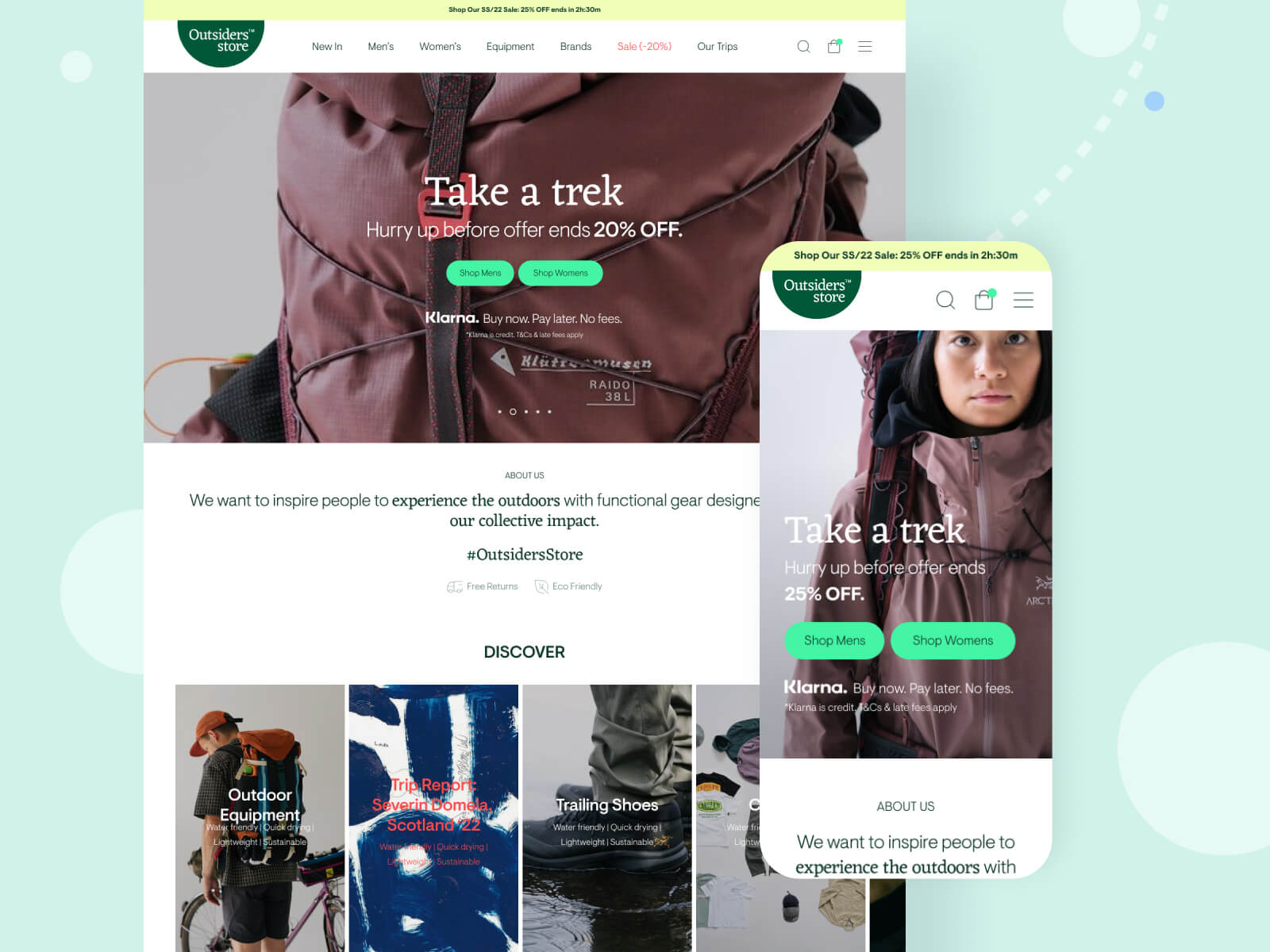 From Browsing to Adventure: Revamping the Homepage for Ultimate Outdoor Experience